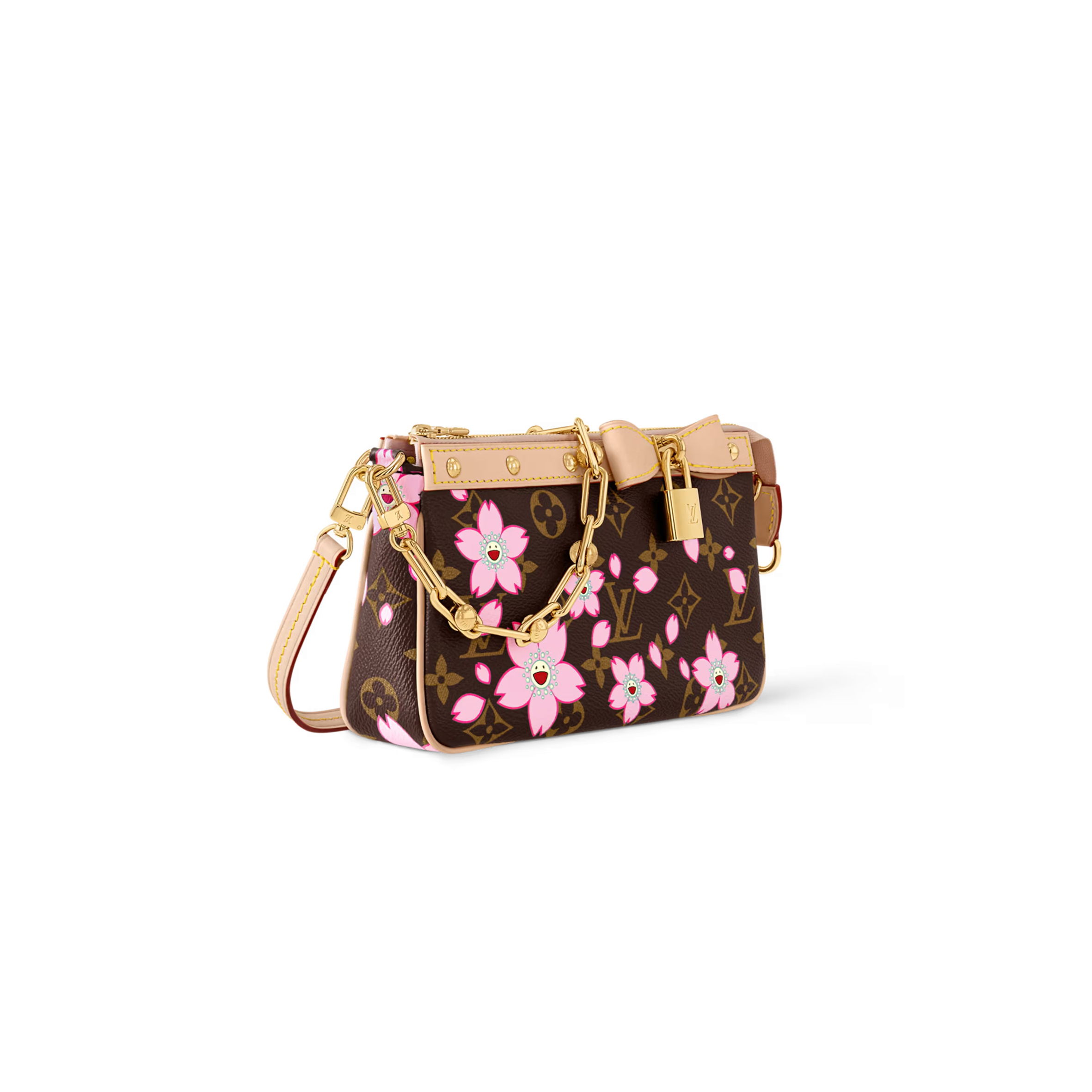 l**is V*t*n murakami lv × tm pochette accessory m13666 (22*13*4cm)